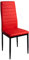 TRISENS Esszimmerstühle 2/4/6/8 Set Stuhl Küchenstuhl Wohnzimmerstühle Kunstleder Stühle, Farbe:Rot, Set:4er