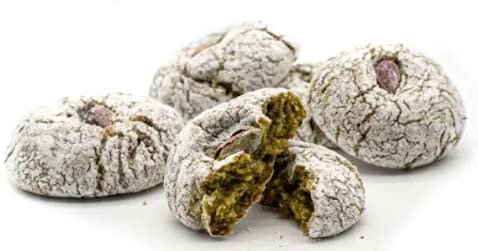PASTICCINI PASTA DI MANDORLA ARTIGIANALI AL PISTACCHIO-20 PZ DA CIRCA 500 GR