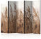 murando Raumteiler Foto Paravent Pampasgras 225x172 cm beidseitig auf Vlies-Leinwand Bedruckt Trennwand Spanische Wand Sichtschutz Raumtrenner Design Trockenblumen Natur Botanik beige b-A-0724-z-c