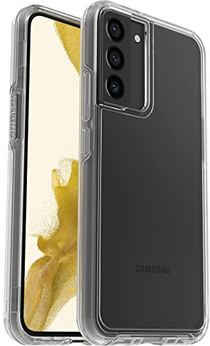 OtterBox Symmetry Clear Hülle für Galaxy S22+, sturzsicher, schützende Hülle, 3X getestet nach Militärstandard, antimikrobiell, Transparent, Keine Einzelhandelsverpackung