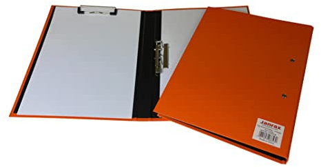 10 Stück Orange A4 Klemmbrett Dokumentenmappe