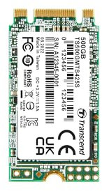 Transcend 500GB SSD 425S 42mm SATA III Internal SSD 3D NAND for Laptop/Desktop Upgrade -TS500GMTS425S