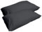 Emma Essentials Mikrofaser Kissenbezug 65x65 cm, Anthrazit, Set mit 2 Kissenbezüge mit Reißverschluss