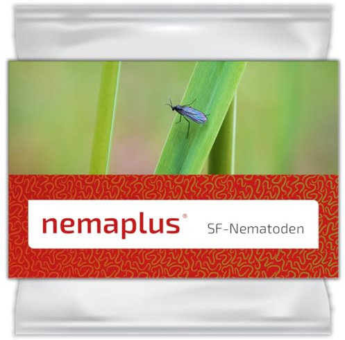 e-nema Nematoden gegen Trauermücken | 3 Mio. für 6 m² oder bis zu 30 Pflanzen | nemaplus