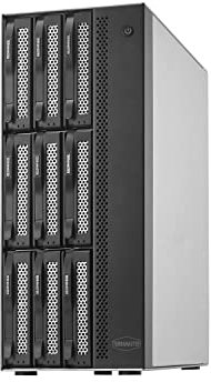 TERRAMASTER T9-450 9Bay NAS Storage - Hochgeschwindigkeits-Network Attached Storage mit Quad-Core CPU, 8GB DDR4, Zwei SFP+ 10GbE Schnittstellen, Netzwerkspeicherserver (ohne Festplatte)