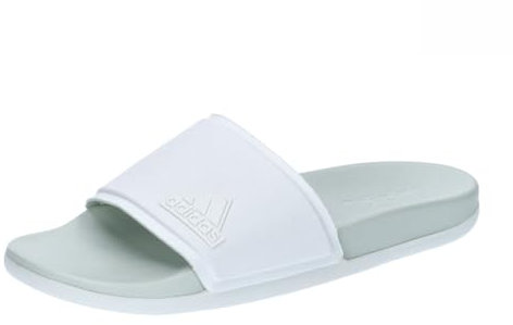 adidas Unisex Adilette Comfort Slides, crystal jade/crystal jade/linen green, 42 EU