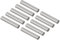 QUARKZMAN 3mm x 15.8mm Cheville Goupilles Inox Acier x 100 pcs Étagère Équerres Support Piquets Broche Tige Fixation Éléments pour Mécanique Industrie Fixation, [Argent Ton]