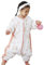 Chilsuessy Baby Winter Schlafsack 2.5 Tog Babyschlafsack mit Füssen Strampler Winterschlafsack mit abnehmbar Ärmel Schlafanzug Kinder Schlafsack, Waldmärchen/2.5 Tog, XXL/Baby Höhe 115-125cm