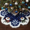 LDFHOIN Latch Hook Set Christmas Tree Skirt Latch Rug DIY Round Tapestry Rug for DIY Knotting Cross Stitch Set for Adults Craft Gifts Christmas Decorations 100 cm