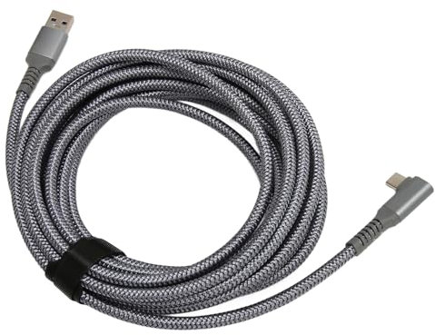 10ft/ Black Link Cable and Replacement Quest 2 Charger with High Speed Data Transfer and Fast Charge, PC Gaming & Charging for Oculus Quest 2 (5M)