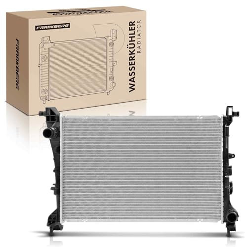 Frankberg Radiatore di Raffreddamento ad Acqua Compatibile con 500L 351 352 0.9 0.9 Natural Power 1.6 D MultiJet 1.4 1.3 D MultiJet 1.4 LPG 2012-2025 Replace# 606441,51963267