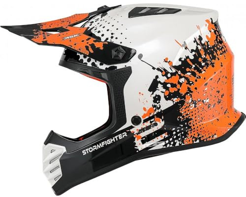 KSK Casque enfant Stormfighter Cross Orange