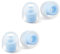 AZLA SednaEarifit Origin 2 Pairs (SS) - Earbud Tips for Noise Cancelling Headphones – Eartips Compatible with Wired Headphones, Wired Earbuds, Noise Cancelling Earbuds