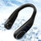 Portable 360° Cooling Neck Fan with 3 Speeds & 5000mAh Rechargeable Battery for Home, Office, Sports & Outdoor (Black)