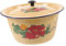 Milisten 1pc Retro Enamels Basin with Cover Vintage Wash Basin for Home Restaurant Old-Type Enamel Soup Bowl Easy to Clean Present Idea