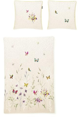 Irisette Mako-Satin Bettwäsche Glamour Ludvika Multi 1 Bettbezug 155 x 220 cm + 1 Kissenbezug 80 x 80 cm