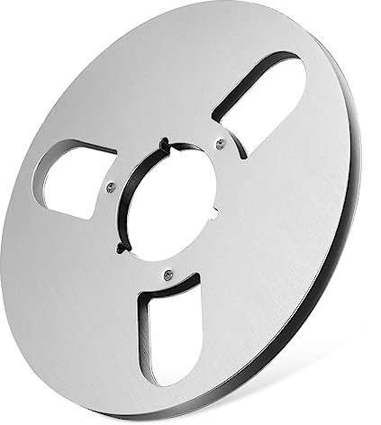 Angoily Leere Bandspule Aus Aluminiumlegierung Mit Drei Löchern Für Aufnahmebänder