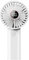 Fioyal Mini Portable Fan, Powerful Handheld Fan Rechargeable with LED Display, Hand/Desk/Neck 3 In 1 Personal Fan with 6 Speed and 180° Foldable, Quiet for Travel Beach Lash Indoor Outdoor(White)