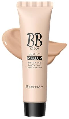 BB Cream Foundation Tinted Moisturiser Face Women BB Cream Tinted, Full-Coverage Foundation&Concealer, Lightweight Color Correcting, Hydrating All Skin Types - Evens Skin Tone
