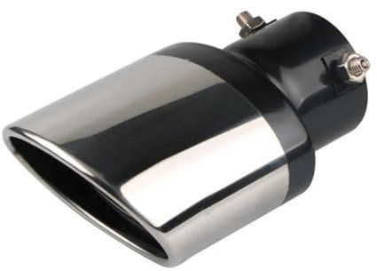 SIFUSM Auspuffrohr Universal Edelstahl Auto Auspuff Tipp Rohre Abdeckungen Für Benz A180 A200 A260 W203 W210 W211 W204 Für AMG CE Für CLS Auspuffblende (Farbe : Straight)