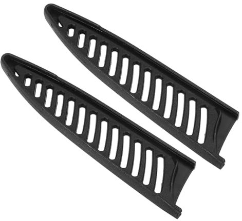 PATIKIL PP Safety Knife Cover Sleeves for 4 Ceramic Knife, 2 Pack Knives Edge Guard Blade Protector Universal Knife Sheath for Kitchen Chef Knife, Black