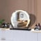 MantoLite Miroir Lumineux Miroir Coiffeuse a Poser Miroir LED Maquillage Miroir de Maquillage Rotatif à 360° Miroir de Table Petit Miroir sur Pied Miroir Dimmable avec Contrôle Tactile Intelligent