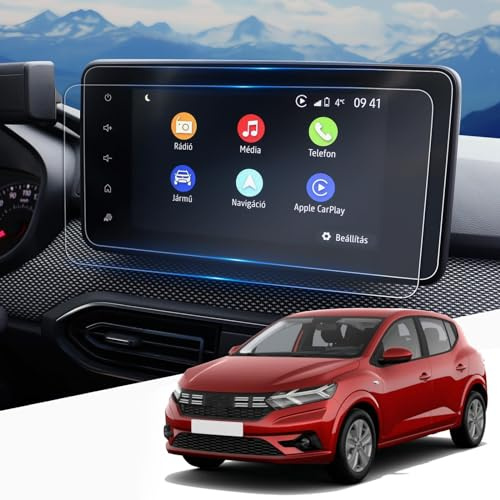 WEIPIN [2 Stück 8 Nano Displayschutzfolie für Daci-a Sandero 3 / Sandero Stepway/Jogger 2021-2025, Nano Schutzfolie für Jogger mit aus Anti-Fingerabdruck