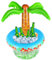 Lawnrden Inflatable Palm Tree Cooler,Giant Tropical Pool Drink Cooler with Sealed Valve Vibrant,Premium Palm Tree Pool Decor Accessories for Beach Pool Party - 18 x25.6in