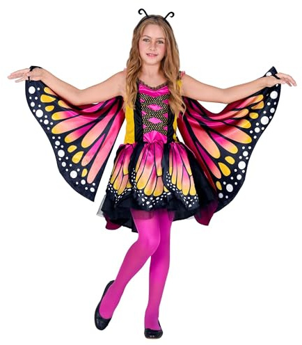 W WIDMANN MILANO Party Fashion - Schmetterling Kostüm Kinder