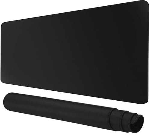 Rcege Großer Mauspad für Schreibtisch - 600x300mm Gaming-Mauspad mit genähten Kanten, Nicht rutschender Unterlage, Schreibtischmatte für Tastatur und Maus