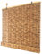 Ombrellone Naturale Rollup Reed, Tende a Rullo Degli Ombrelli, Tende Di Bambù con Sollevatore, Parasole/Isolamento Termico, Serrande Di Sollevamento per Esterno/Patio/Porta, URZTJPJV, Marrone, 1,5
