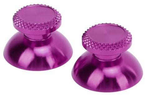 2 Pezzi Cappellino for Joystick con Impugnatura for Pollice Cover for PS5 con Impugnatura for Pollice for Controller for Console di Gioco Portatile (PURPLE)