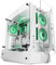 Mars Gaming MC-Edge, Gaming-ATX-Gehäuse, Open-Air-Design, Triple Gehärtetes Glas, Mid-Tower-PC-Gehäuse, Unterstützung Wasserkühlung 240mm, Internes Kabelmanagement-System, USB-C und USB 3.0, Weiß