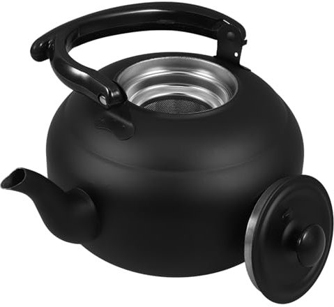 Cabilock Tetera De Acero Inoxidable Para Estufa Con Infusor Robusta y Funcional