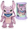 WOW! STUFF: RealFX Disney Lilo & Stitch Angel Puppet - Peluche animatrónico de 18 pulgadas, más de 100 combinaciones de acción y sonido, apariencia, sensación, sonidos realistas. A partir de 6 años