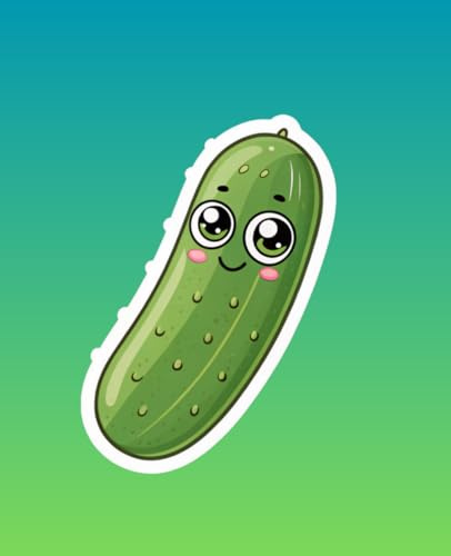 Pickle Notebook: 7.5 x 9.25 inches