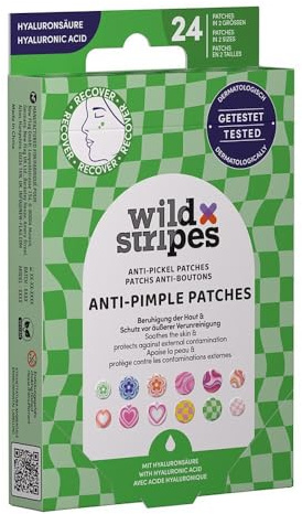 WILD STRIPES Anti-Pickel Patches Groovy Recover 24 St