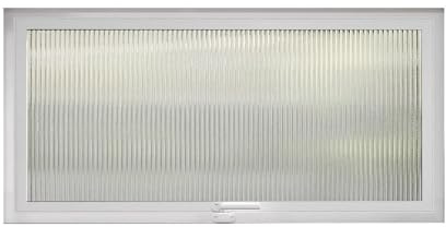Flügelfenster 360° Drehbares Hausfenster, Rechteckiges Unterputzfenster Aus Metall, Ersatz-Entlüftungsfenster Für Schuppenkeller Mobilheimfenster Mit Griff(White,60x40 cm/23.62x15.74 in)