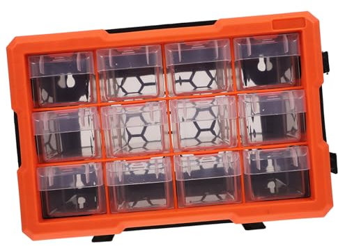 DIYEAH Parts Storage Box for Electronic Components Small Storage Organizer for Workshop and Craft Organization