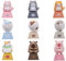 Akko Tastenkappen-Set, Zoo Artisan Keycap Set 9 Tiere R4 Tastenkappen für mechanische Tastaturen