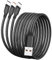 UCEC 3 in 1 Multi Charging Cable, USB C Phone Charger Cables, USB A to USB C Charging Splitter, Type C Multi Charging Splitter 1.25M
