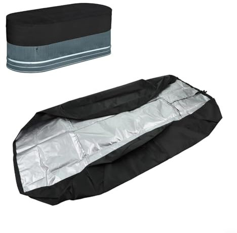 Bâche de protection pour piscine à eau froide - Empêche la saleté et les petits animaux de se contaminer (120 x 60 x 30 cm)
