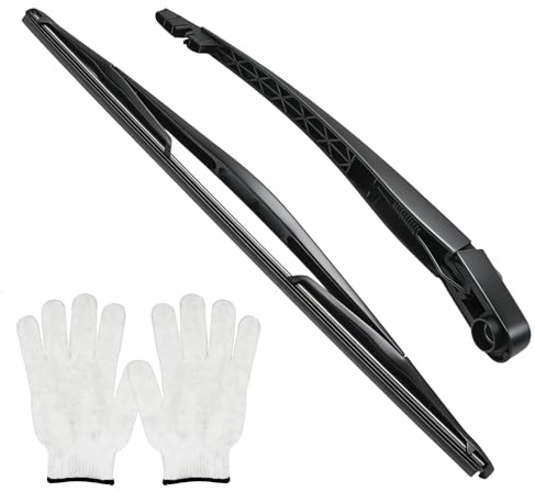 MospdyGear 1273391 Heckscheibe Scheibenwischer Arm und Blatt, Ersatz für Opel Corsa C F08 F68 2000–2009, Ersatz für Opel Meriva 2003–2010