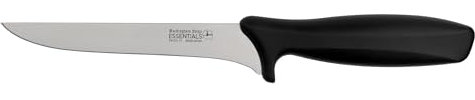 Rockingham Forge Cuchillo para deshuesar 15 cm: uchillos de cocina ligeros y afilados de acero inoxidable con mango negro