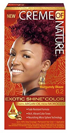 Creme of Nature Exotic Shine Color Burgundy Blaze, 175.8 g
