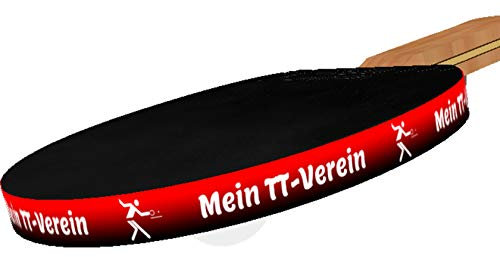 3 STK. Tischtennis Kantenband 12 mm mit eigenem Text & schwarz-rotem Verlauf