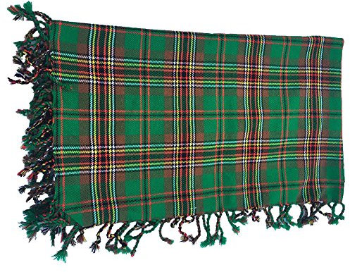 Schottischer Kilt Fly Plaid für Herren, 121,9 x 121,9 cm, verschiedene Tartanmuster, Acrylwolle, Piper Kilt Fly Plaids Gr. Large, Tara Murphy Tartan