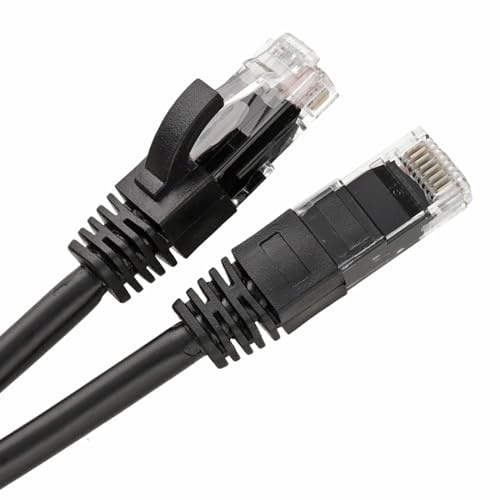 kenable Outdoor External CAT6 Copper UTP Network Cable Gigabit Ethernet Patch Lead Weatherproof UV Resistant Black 0.3m