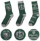 Cinereplicas Harry Potter - Chaussettes - Pack de 3 - Unisexes - Maison Serpentard - Chaussettes à emblèmes - Taille 35 à 45