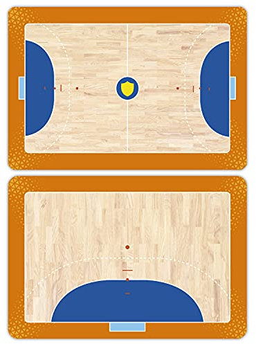 Haberdashery Online Ardoise de Sport Tactique Double Face. Football. Logo de l'équipe d'entrainement personnalisé.